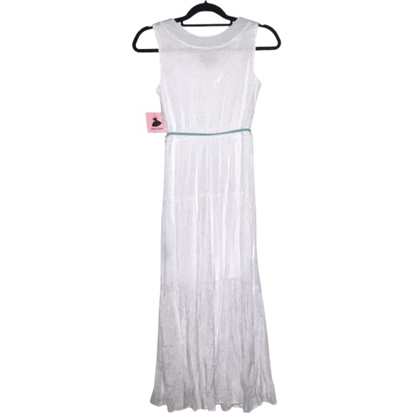 NWT Amy’s Closet White Bohemian Style Long Dress - Picture 2 of 7